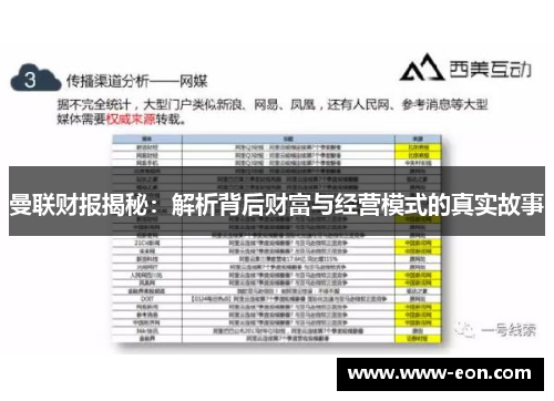 曼联财报揭秘：解析背后财富与经营模式的真实故事