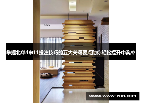 掌握北单4串11投注技巧的五大关键要点助你轻松提升中奖率