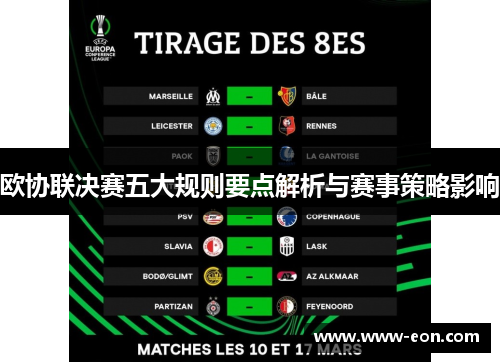欧协联决赛五大规则要点解析与赛事策略影响