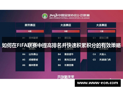 如何在FIFA联赛中提高排名并快速积累积分的有效策略